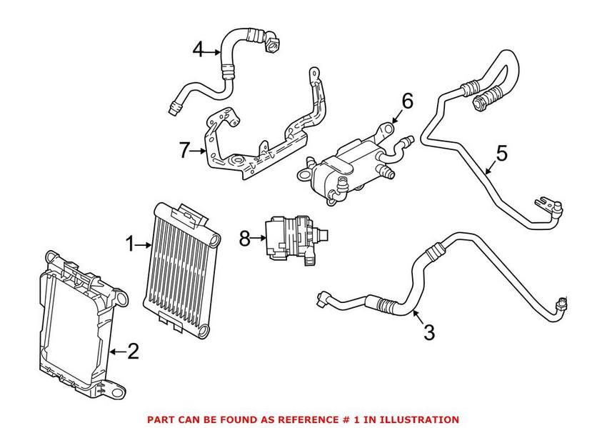 BMW Engine Oil Cooler 17217853240